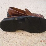 COLE HAAN NIKE AIR MENS SZ 9 M BROWN LEATHER SLIP ON LOAFER DRESS SHOES