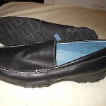 Cole Haan Mens Black Leather Slip On Loafers Size 11 B