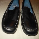 Cole Haan Mens Black Leather Slip On Loafers Size 11 B