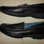 Cole Haan Mens Black Leather Slip On Loafers Size 11 B