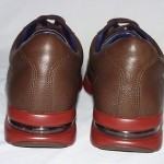 Cole Haan Air Conner Sport Oxfords, Leather Upper, Dark Brown/Orange, 9 M, New