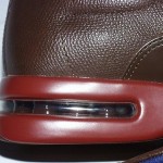Cole Haan Air Conner Sport Oxfords, Leather Upper, Dark Brown/Orange, 9 M, New