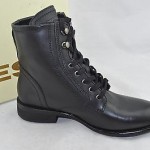 Diesel Miliboot “Pataboot” The Pit Black Leather Lace Up Ankle Boot Size 8.5 M
