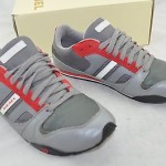 Diesel ‘Gunner’ Men’s Athletic Gunmetal Frost Gray w/Red Size 9.5 M EU 42.5