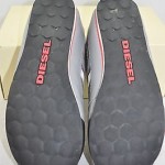 Diesel ‘Gunner’ Men’s Athletic Gunmetal Frost Gray w/Red Size 9.5 M EU 42.5