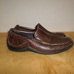 Cole haan men shoes Slip on Loafer Brown Vibram sole Size 9.5 M