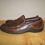 Cole haan men shoes Slip on Loafer Brown Vibram sole Size 9.5 M