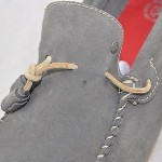 Diesel ‘Connect Grahl’ Men’s Brindle Gray Suede Loafer Size 10.5 M EU 44