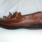 COLE HAAN US 11 BROWN BOAT SHOE MOCCASIN $149 VERY GOOD+ RARE