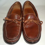 COLE HAAN US 11 BROWN BOAT SHOE MOCCASIN $149 VERY GOOD+ RARE