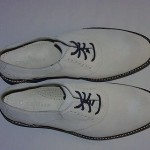 Cole Haan Air Franklin Saddle Oxfords, Suede Upper, White Suede, 10.5 M, New