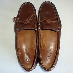 COLE HAAN US 11 BROWN BOAT SHOE MOCCASIN $149 VERY GOOD+ RARE