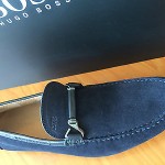 HUGO BOSS BLACK – DRENNO US Men’s Loafers In Dark Blue