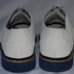 Cole Haan Air Franklin Saddle Oxfords, Suede Upper, White Suede, 10.5 M, New