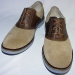 Cole Haan Air Franklin Saddle Oxfords, Milkshake suede Leather Upper, 10.5M, New