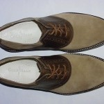 Cole Haan Air Franklin Saddle Oxfords, Milkshake suede Leather Upper, 10.5M, New