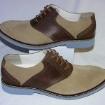 Cole Haan Air Franklin Saddle Oxfords, Milkshake suede Leather Upper, 10.5M, New