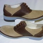 Cole Haan Air Franklin Saddle Oxfords, Milkshake suede Leather Upper, 10.5M, New