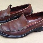 Men’s Cole Haan Santa Barbara Nike Air Slip On  Shoes Brown Leather 9.5 M GUC