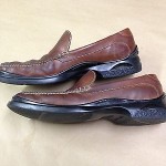 Men’s Cole Haan Santa Barbara Nike Air Slip On  Shoes Brown Leather 9.5 M GUC