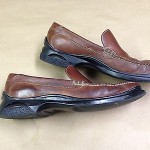Men’s Cole Haan Santa Barbara Nike Air Slip On  Shoes Brown Leather 9.5 M GUC