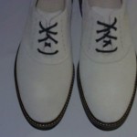 Cole Haan Air Franklin Saddle Oxfords, Suede Upper, White Suede, 10 M, New