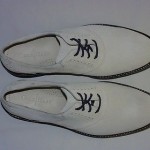 Cole Haan Air Franklin Saddle Oxfords, Suede Upper, White Suede, 10 M, New