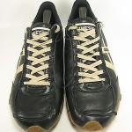 Diesel Mens Remy Dark Navy Blue Leather Lace Up Sneakers Shoes Sz 9