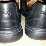 Clarks Mens Black Leather Casual Shoes Sz 10