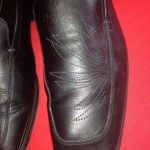 Hugo Boss Mens Chesterfield Black loafers With A Design On Them shoes Size 8 Nic