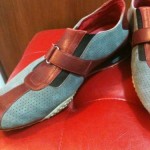 Cole Haan Nike Air Leather And Suede Velcro Sneakers Shoes Sz 11M Free Shipping