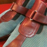 Cole Haan Nike Air Leather And Suede Velcro Sneakers Shoes Sz 11M Free Shipping
