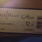 Cole Haan Tucker Penny II Driver Loafers BLACK size 12