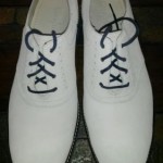 NEW COLE HAAN Air Franklin Saddle White Suede Shoes size 13