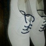 NEW COLE HAAN Air Franklin Saddle White Suede Shoes size 13
