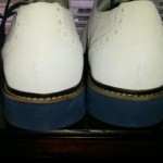 NEW COLE HAAN Air Franklin Saddle White Suede Shoes size 13