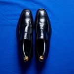 Mens HUGO BOSS Black Slip on Shoes Leather Rubber Size 11 US