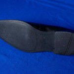 Mens HUGO BOSS Black Slip on Shoes Leather Rubber Size 11 US