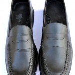 Cole Haan Country Black Leather Driving Mocs / Penny Loafers Size 13