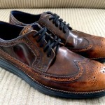 Men’s Cole Haan Lunargrand Wingtip Brown Burnished  Leather 11 M
