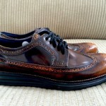 Men’s Cole Haan Lunargrand Wingtip Brown Burnished  Leather 11 M