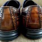 Men’s Cole Haan Lunargrand Wingtip Brown Burnished  Leather 11 M
