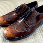Men’s Cole Haan Lunargrand Wingtip Brown Burnished  Leather 11 M