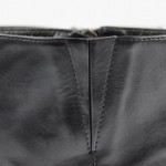 Amazing $395 HUGO BOSS Black Italian Leather Side-Zip Chelsea Ankle Boots 10