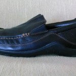 Cole Haan 10.5 black leather loafers slip on driving moccasins shoes