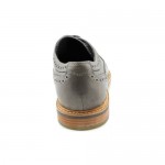 Cole Haan Cooper Sq. Wingtip Mens Size 9.5 Gray Leather Oxfords Shoes Used