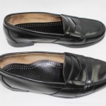 Cole Haan Mens Black Leather Penny Loafer Size 9.5 M