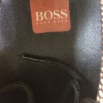 Mens Hugo Boss Orange Casual Fashion Sneakers Navy Black Size 42 US 8.5, 9