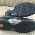 Mens Hugo Boss Orange Casual Fashion Sneakers Navy Black Size 42 US 8.5, 9