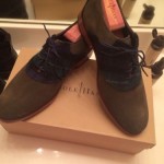 Cole Haan Air Colton Forrest Green Plaid Saddle MSRP $198 70% Off